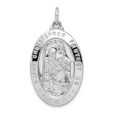Sterling Silver Saint Christopher Medal at $ 56.68 only from Jewelryshopping.com