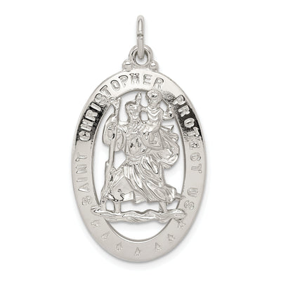 Sterling Silver Saint Christopher Medal at $ 54.58 only from Jewelryshopping.com