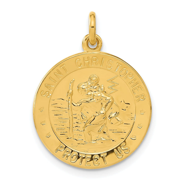 24 Gold-plated St Christopher Basketball Medal