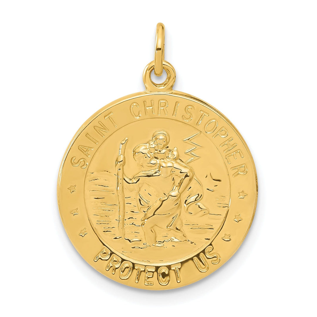 24k Gold-plated Silver St.Christopher Golf Medal