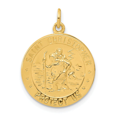 24k Gold-plated Silver St.Christopher Golf Medal at $ 18 only from Jewelryshopping.com