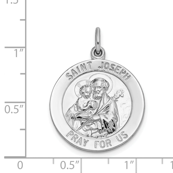 Sterling Silver Saint Joseph Medal