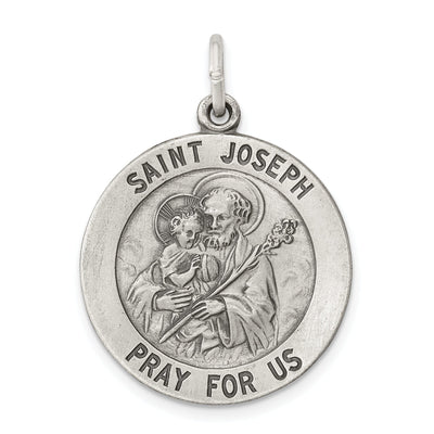 Sterling Silver Antiqued Saint Joseph Medal at $ 39.9 only from Jewelryshopping.com