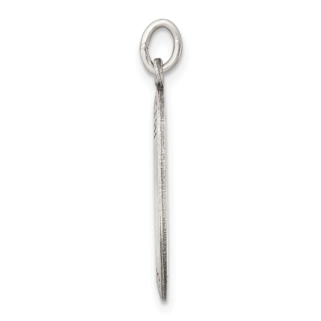 925 Sterling Silver Antiqued Saint Joseph Medal Pendant