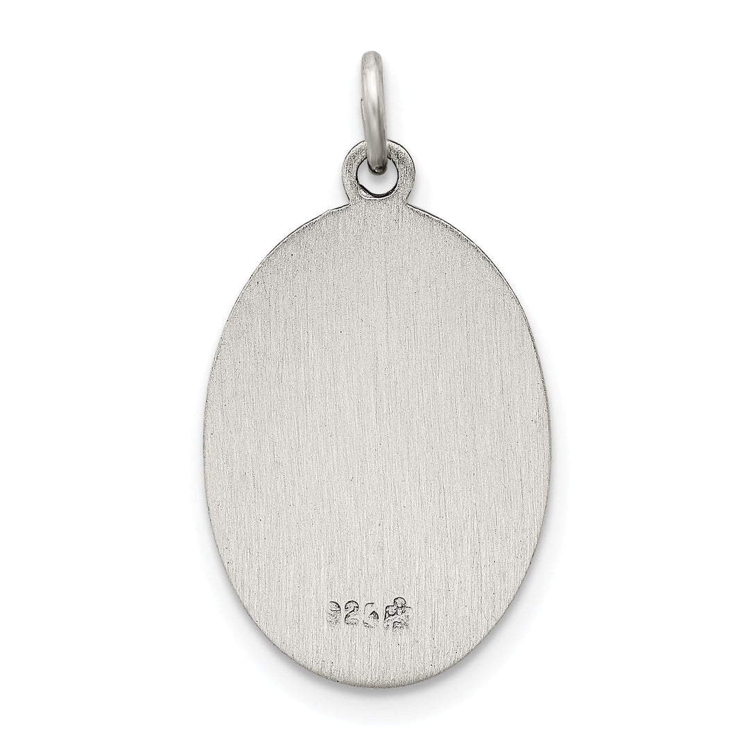 925 Sterling Silver Antiqued Saint Joseph Medal Pendant