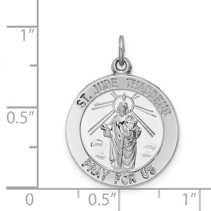 Sterling Silver Saint Jude Thaddeus Medal