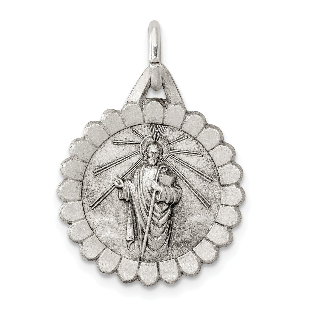 Sterling Silver Saint Jude Thaddeus Medal