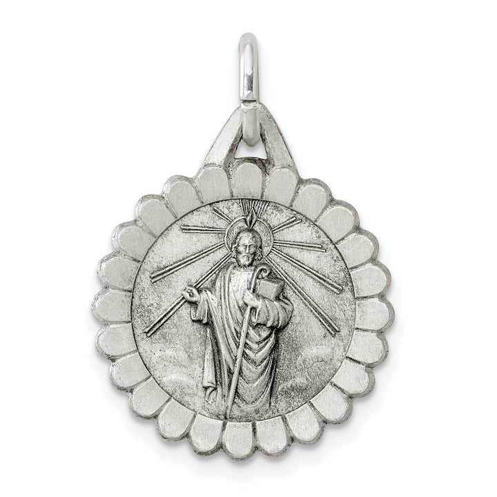 Sterling Silver Saint Jude Thaddeus Medal