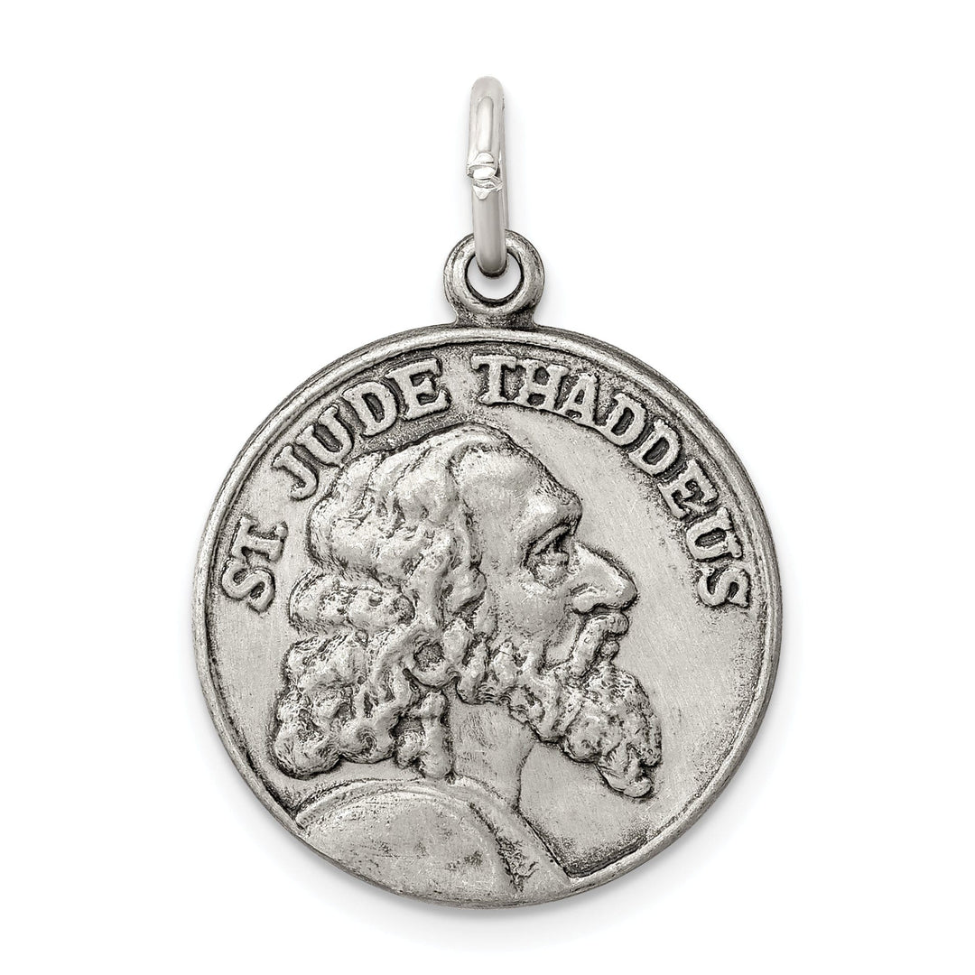 Sterling Silver Saint Jude Thaddeus Medal