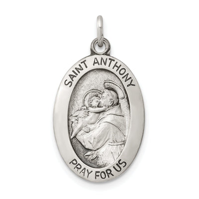 Sterling Silver Antiqued Saint Anthony Medal at $ 19.82 only from Jewelryshopping.com
