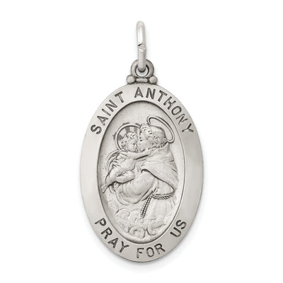 Sterling Silver Antiqued Saint Anthony Medal at $ 27.82 only from Jewelryshopping.com