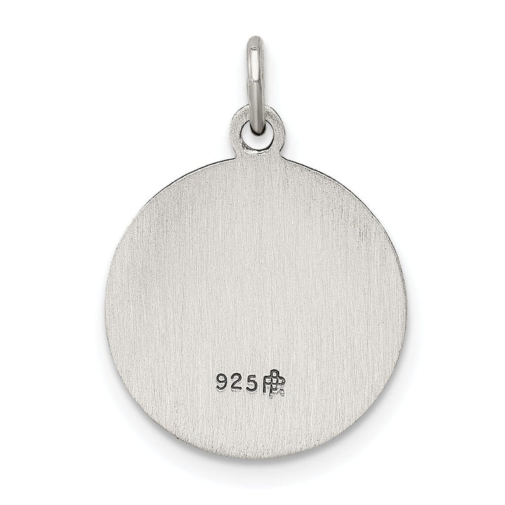Silver Antiqued Saint Francis of Assisi Medal