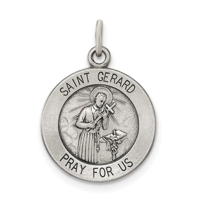 Sterling Silver Antiqued Saint Gerard Medal at $ 17.39 only from Jewelryshopping.com