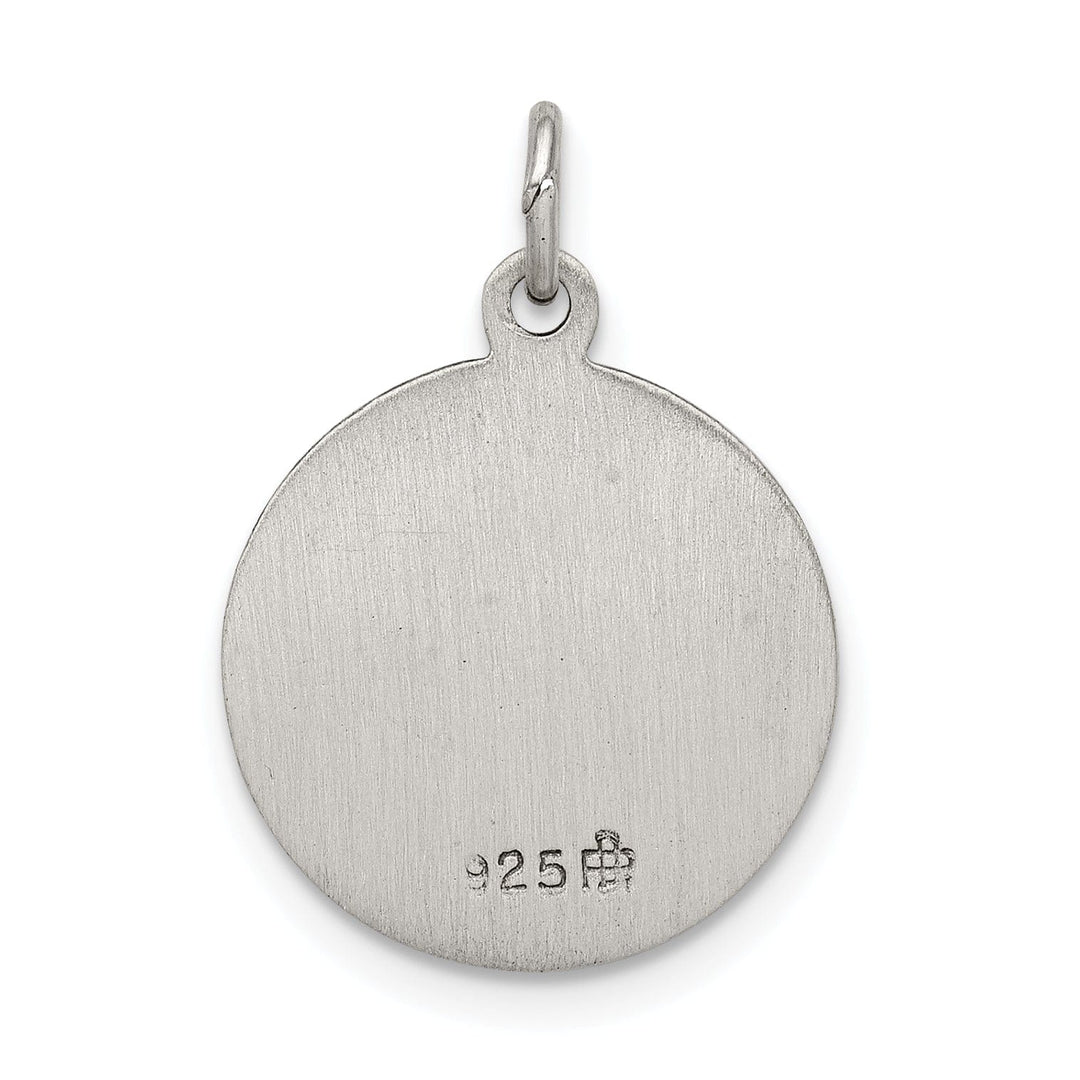 Sterling Silver Antiqued Saint Mark Medal