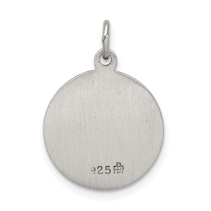 Sterling Silver Antiqued Saint Mark Medal