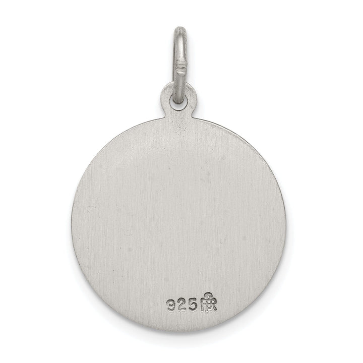 Sterling Silver Antiqued Saint John Neuman Medal