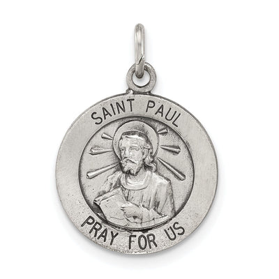Sterling Silver Antiqued Saint Paul Medal at $ 14.62 only from Jewelryshopping.com