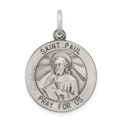 Sterling Silver Antiqued Saint Paul Medal at $ 22.3 only from Jewelryshopping.com