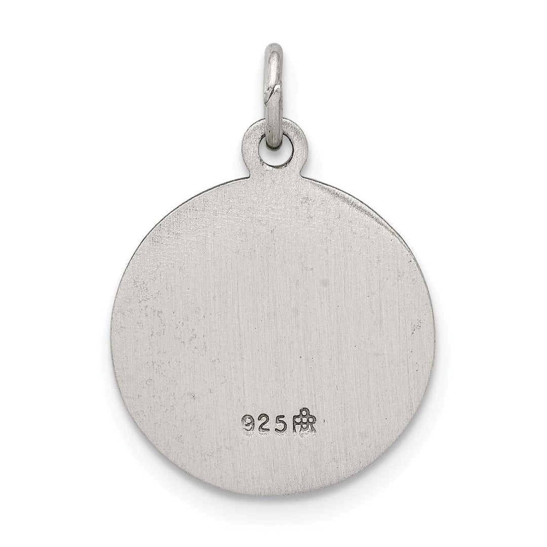 Sterling Silver Antiqued Saint Peter Medal