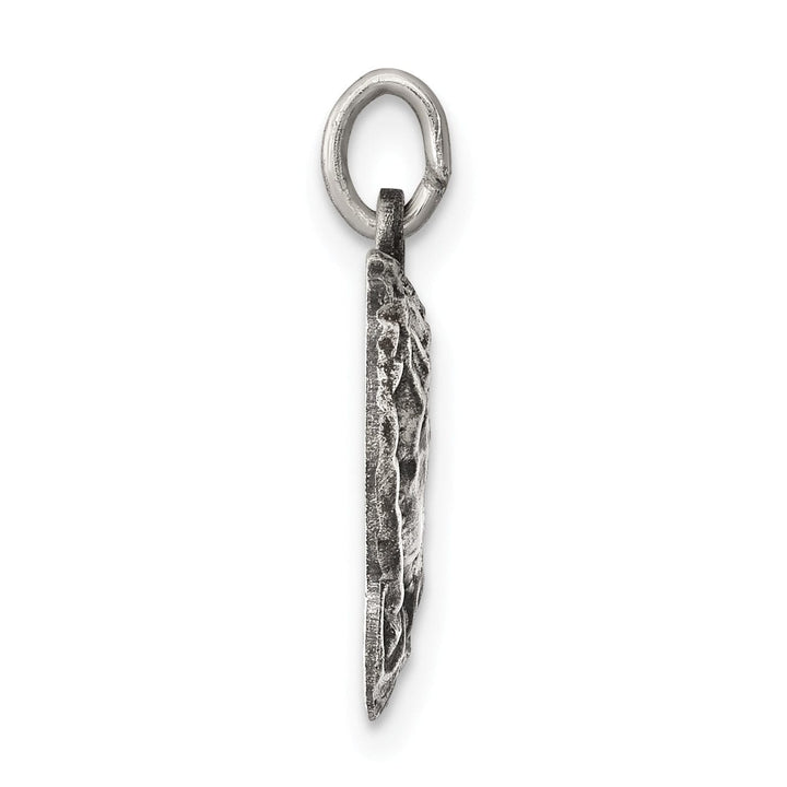 Sterling Silver Antiqued Praying Hands Charm