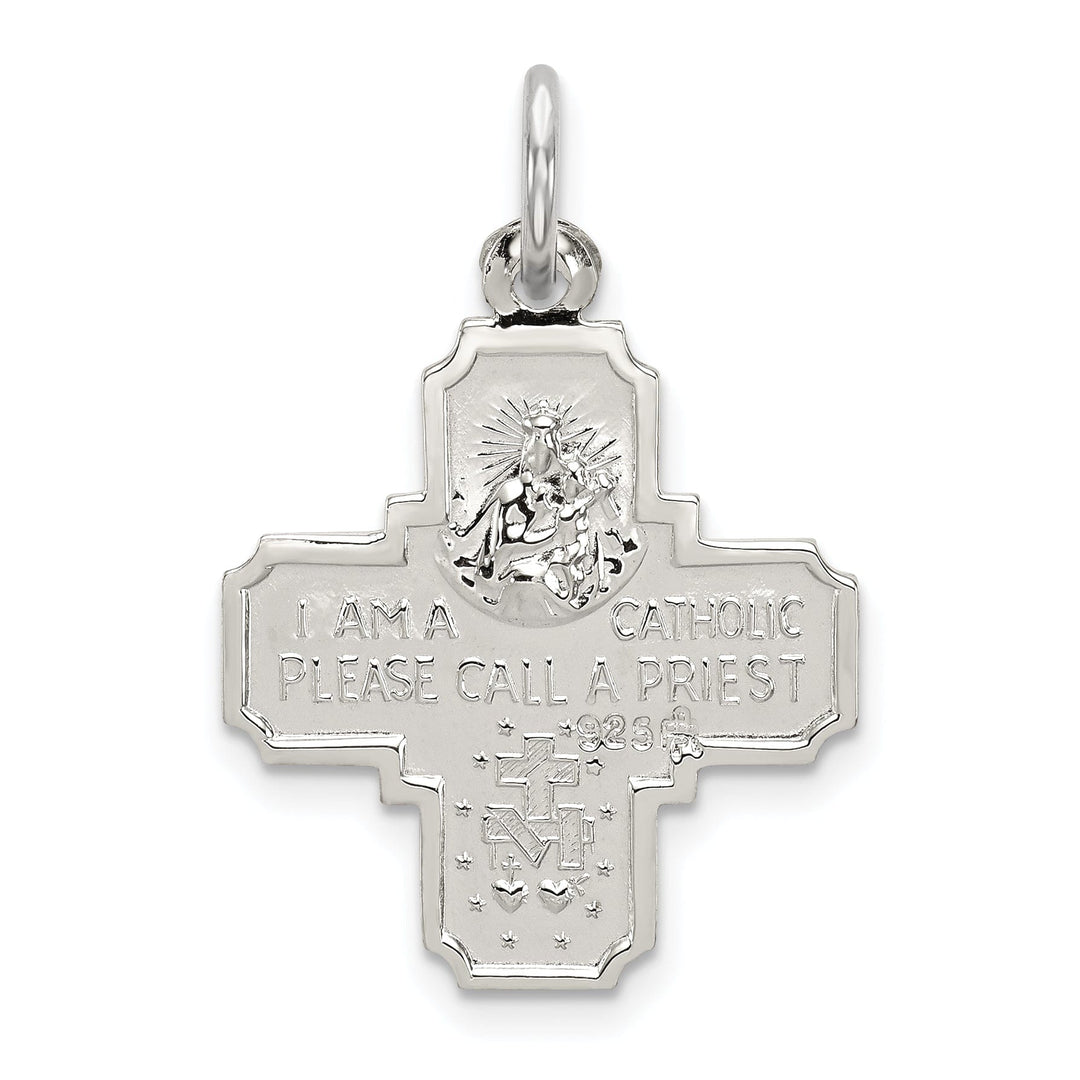 Sterling Silver 4-way Medal
