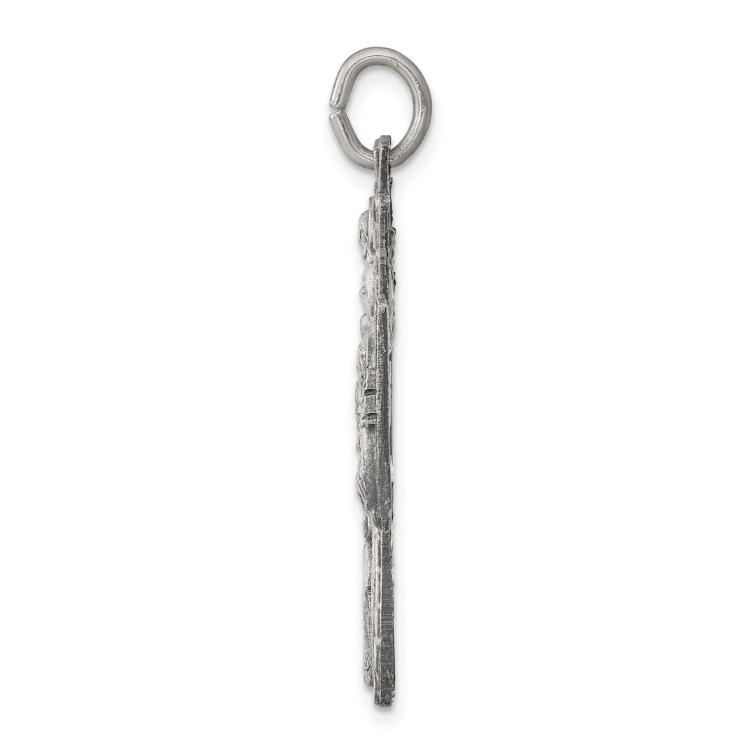 Sterling Silver Antiqued 4-way Medal