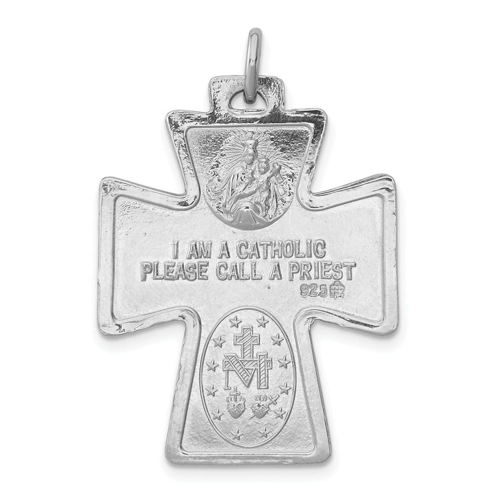 Sterling Silver 4-way Medal