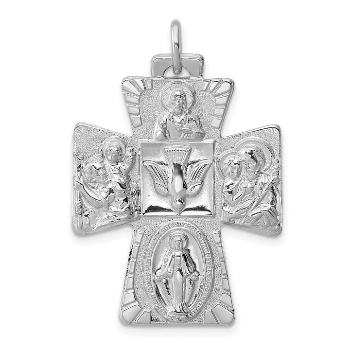 Sterling Silver 4-way Medal
