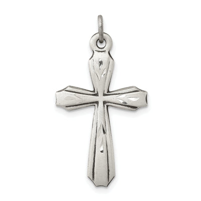 Silver D.C Satin Antiqued Finish Cross Pendant at $ 25.45 only from Jewelryshopping.com