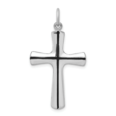 Silver Polished Enamel Finish Cross Pendant at $ 39.56 only from Jewelryshopping.com