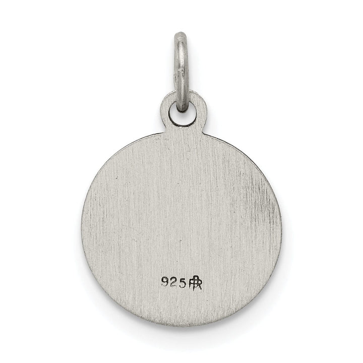 Sterling Silver Antiqued Confirmation Medal