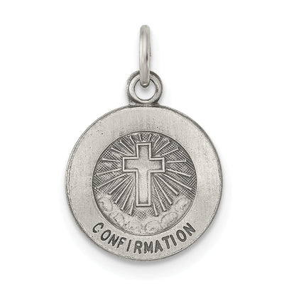 Sterling Silver Antiqued Confirmation Medal at $ 10.71 only from Jewelryshopping.com