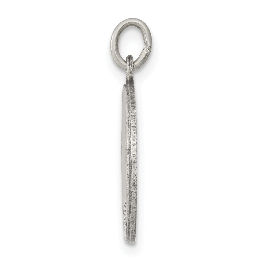 Sterling Silver Antiqued Confirmation Medal