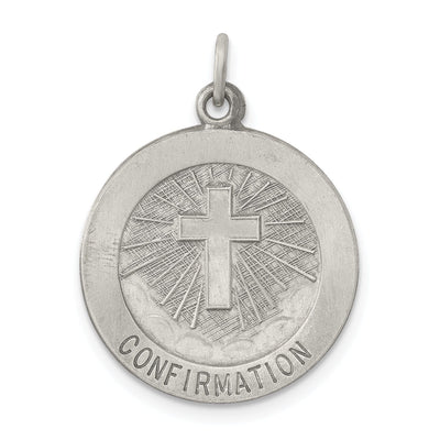 Sterling Silver Antiqued Confirmation Medal at $ 22.3 only from Jewelryshopping.com