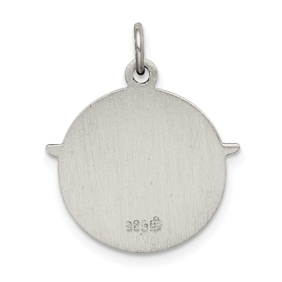 Sterling Silver Antiqued Holy Spirit Medal