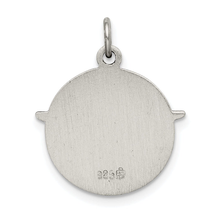 Sterling Silver Antiqued Holy Spirit Medal