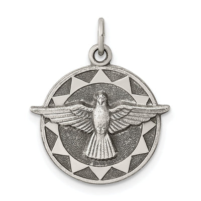 Sterling Silver Antiqued Holy Spirit Medal at $ 23.04 only from Jewelryshopping.com