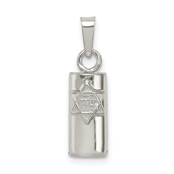 Sterling Silver Mezuzah Pendant