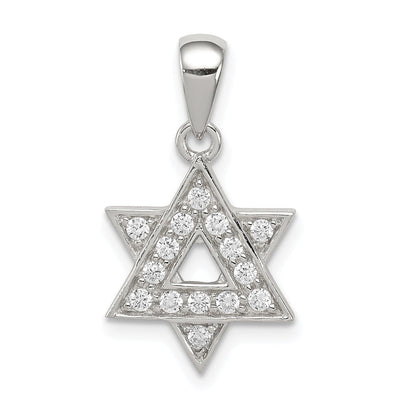 Sterling Silver C.Z Star of David Pendant at $ 14.91 only from Jewelryshopping.com