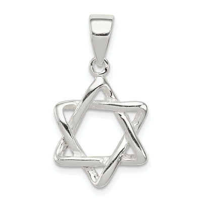Sterling Silver 3-D Star of David Pendant at $ 13.46 only from Jewelryshopping.com