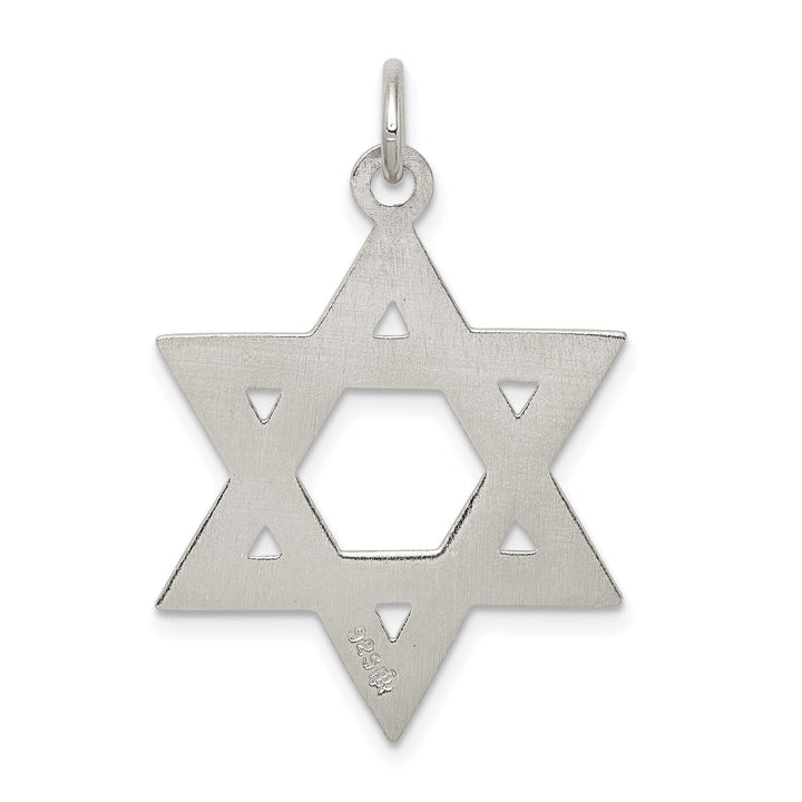 Sterling Silver Star of David Charm Pendant