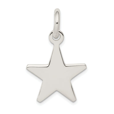 Sterling Silver Polished Finish Star Charm at $ 16.13 only from Jewelryshopping.com