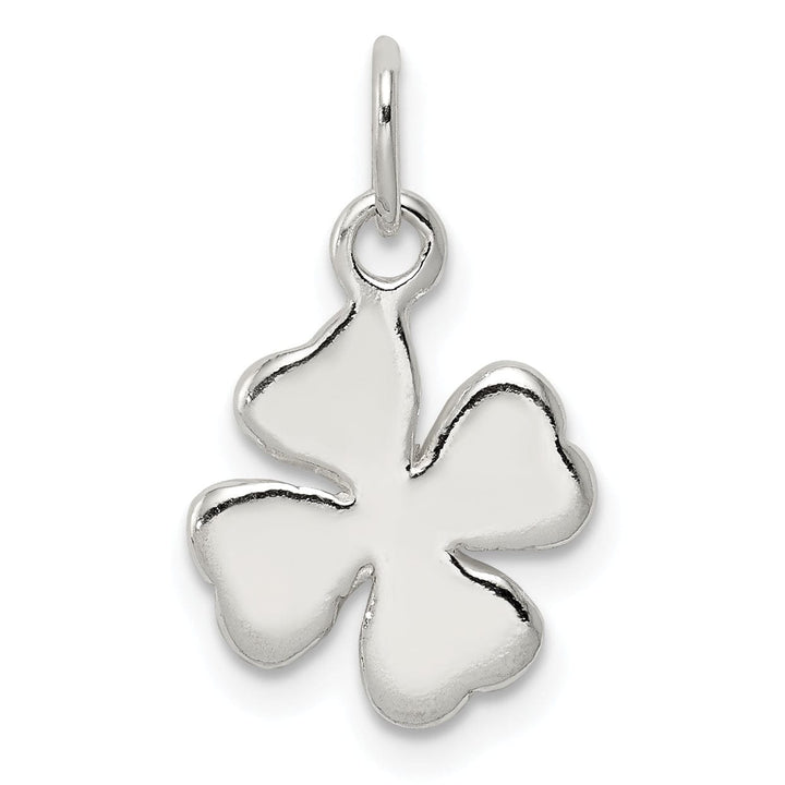 Sterling Silver Polished 4 Leaf Clover Charm