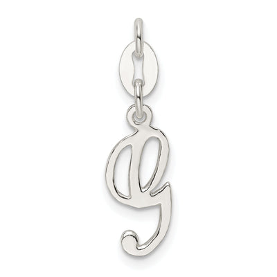 Sterling Silver Chain Slide Initial G Pendant at $ 6.34 only from Jewelryshopping.com