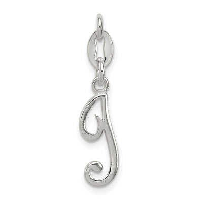 Sterling Silver Chain Slide Initial I Pendant at $ 7.08 only from Jewelryshopping.com