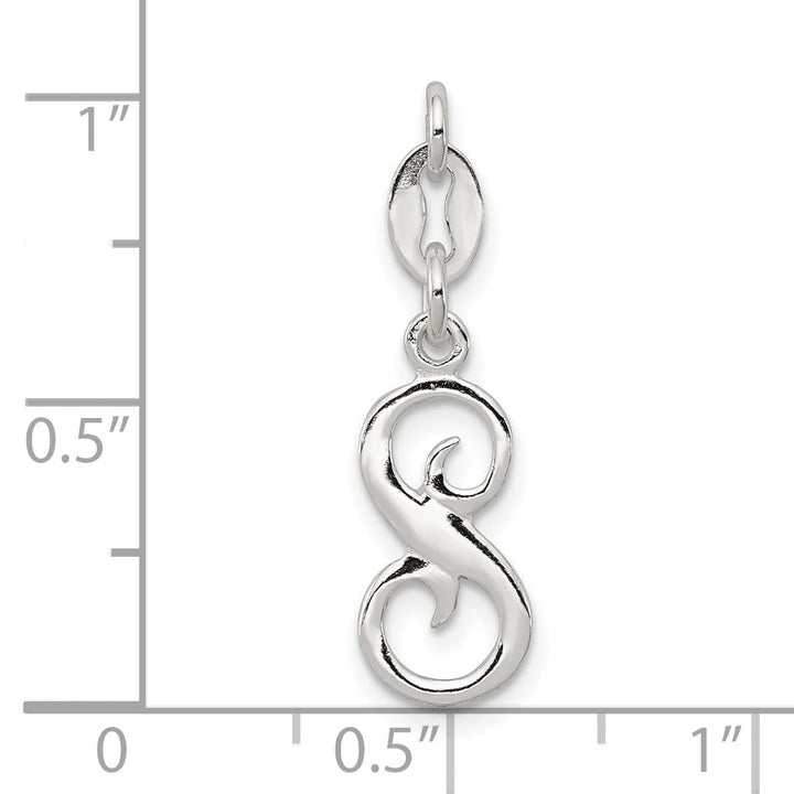 Sterling Silver Chain SlideS Charm Pendant