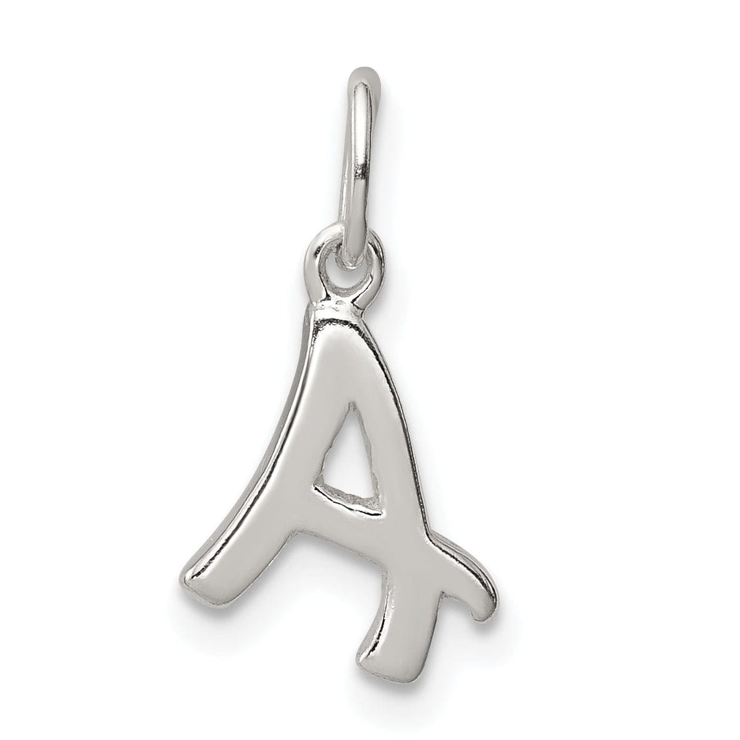 Sterling Silver Chain Slide Initial A Pendant