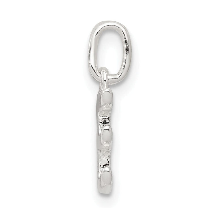 Sterling Silver Chain Slide Initial E Pendant