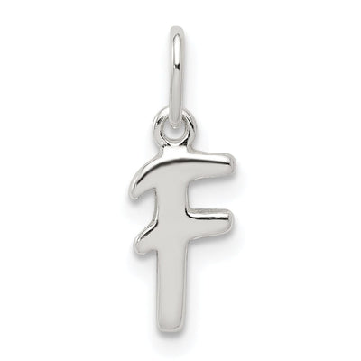 Sterling Silver Chain Slide Initial F Pendant at $ 3.11 only from Jewelryshopping.com