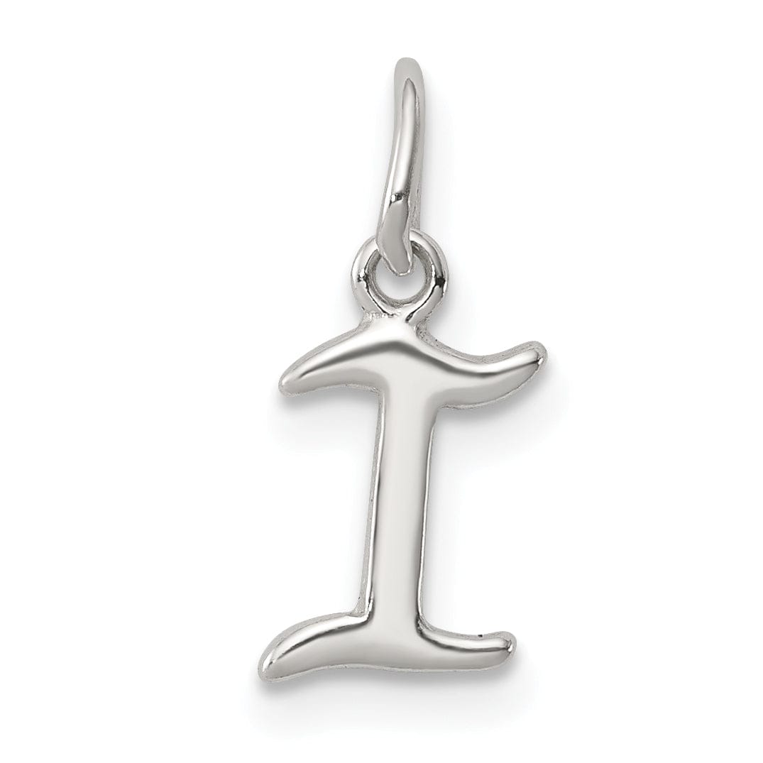 Sterling Silver Chain Slide Initial I Pendant